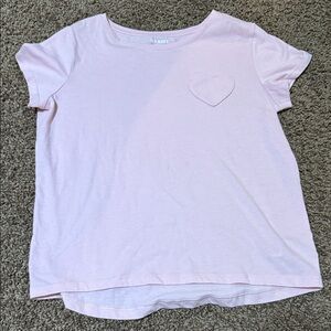 Old Navy Kids Soft Pink Tee with Heart